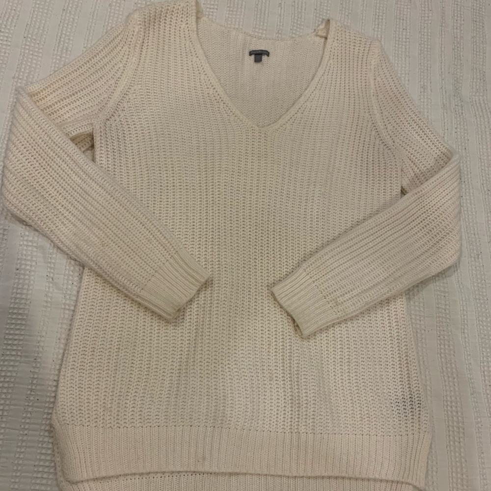 Cream knit sweater